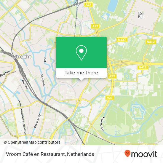 Vroom Café en Restaurant map