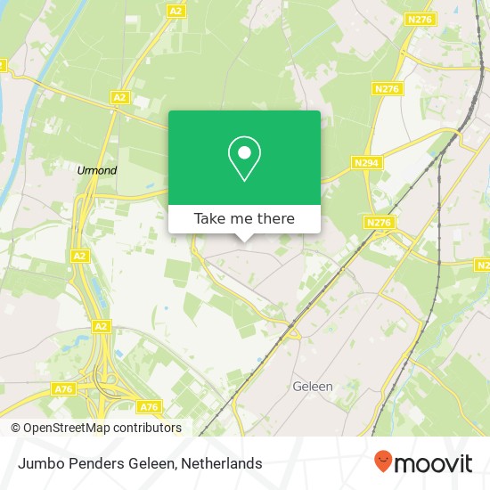 Jumbo Penders Geleen, Bloemenmarkt 32 map