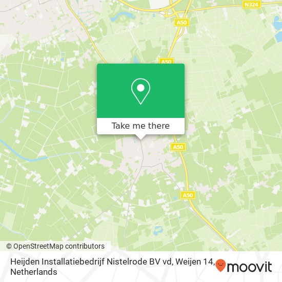 Heijden Installatiebedrijf Nistelrode BV vd, Weijen 14 map