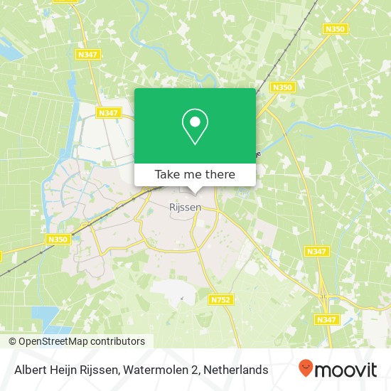 Albert Heijn Rijssen, Watermolen 2 Karte