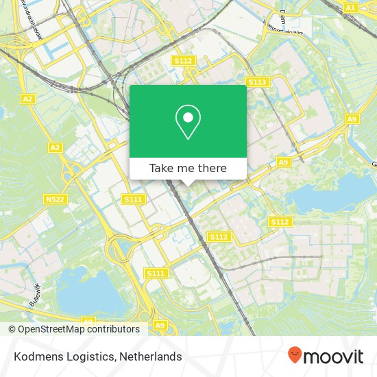 Kodmens Logistics map