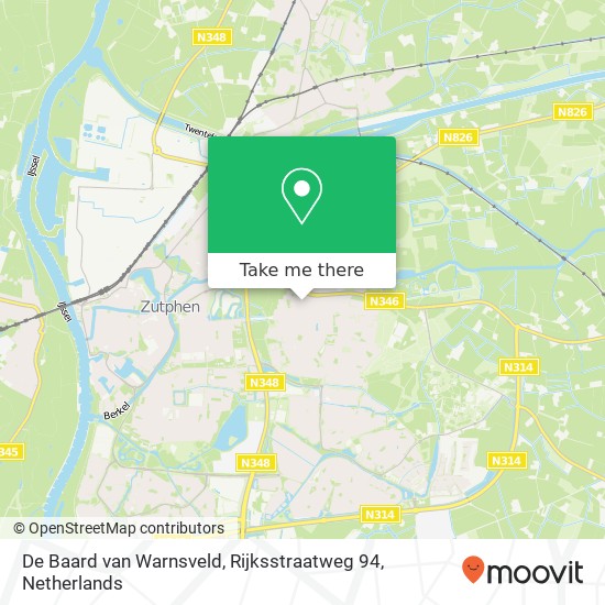 De Baard van Warnsveld, Rijksstraatweg 94 map