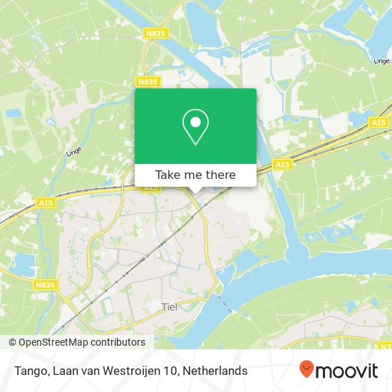 Tango, Laan van Westroijen 10 map