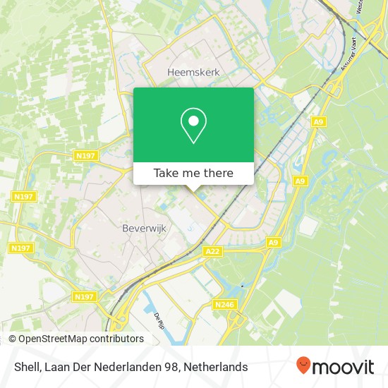 Shell, Laan Der Nederlanden 98 map