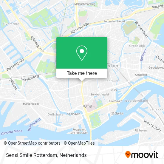 Sensi Smile Rotterdam map