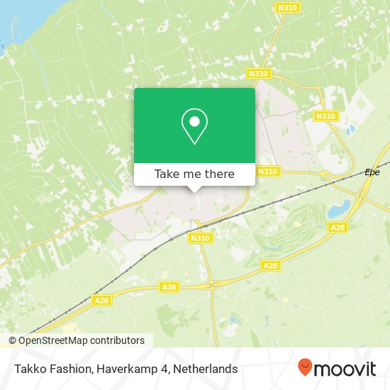 Takko Fashion, Haverkamp 4 map