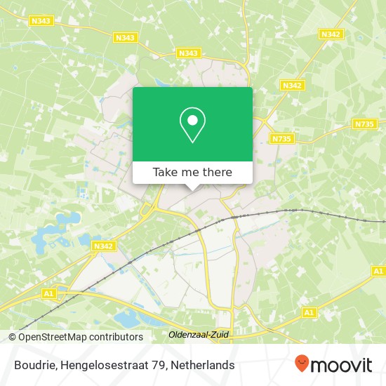 Boudrie, Hengelosestraat 79 map