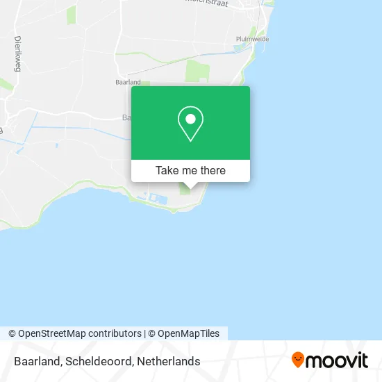 Baarland, Scheldeoord map