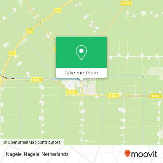 Nagele, Nagele map