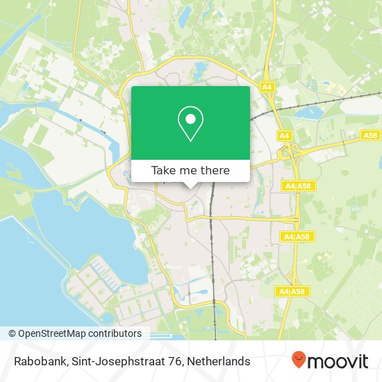 Rabobank, Sint-Josephstraat 76 map