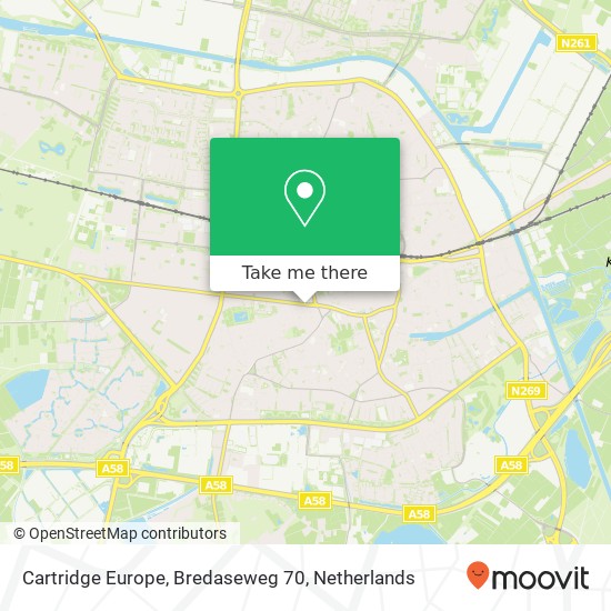 Cartridge Europe, Bredaseweg 70 map