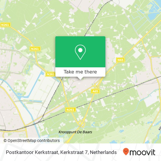 Postkantoor Kerkstraat, Kerkstraat 7 map