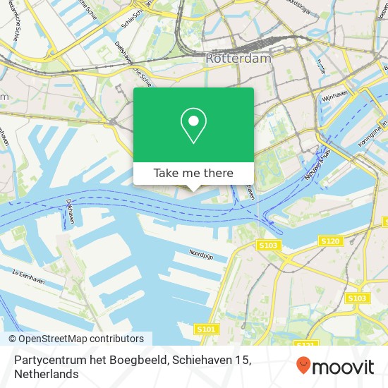 Partycentrum het Boegbeeld, Schiehaven 15 map