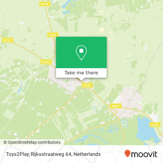 Toys2Play, Rijksstraatweg 64 map