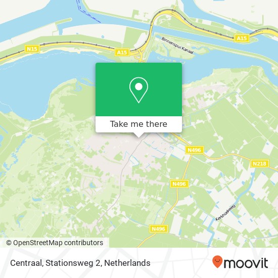 Centraal, Stationsweg 2 map