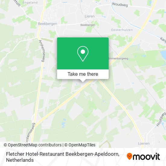 Fletcher Hotel-Restaurant Beekbergen-Apeldoorn map