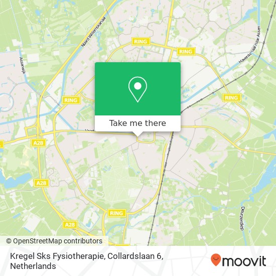 Kregel Sks Fysiotherapie, Collardslaan 6 map