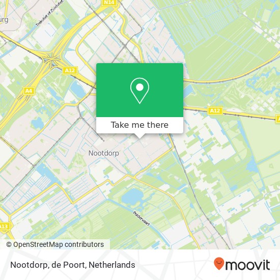 Nootdorp, de Poort map