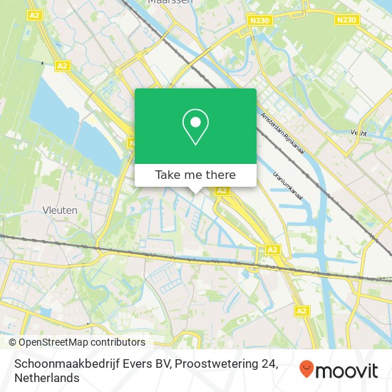 Schoonmaakbedrijf Evers BV, Proostwetering 24 map