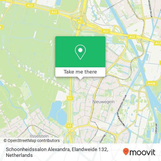 Schoonheidssalon Alexandra, Elandweide 132 map