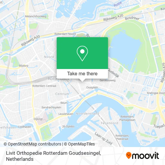 Livit Orthopedie Rotterdam Goudsesingel map