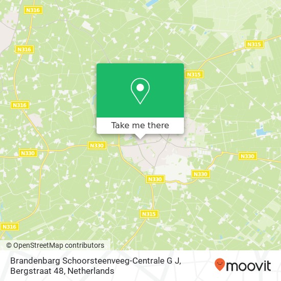 Brandenbarg Schoorsteenveeg-Centrale G J, Bergstraat 48 Karte