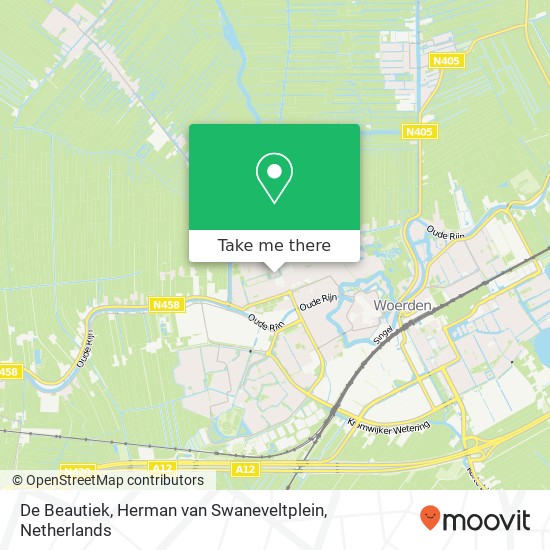 De Beautiek, Herman van Swaneveltplein map