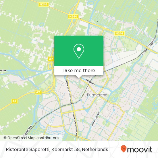 Ristorante Saporetti, Koemarkt 58 map