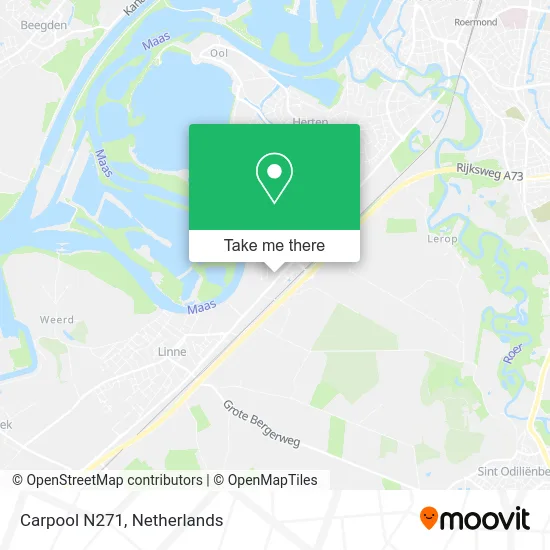 Carpool N271 map
