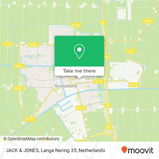 JACK & JONES, Lange Nering 35 map