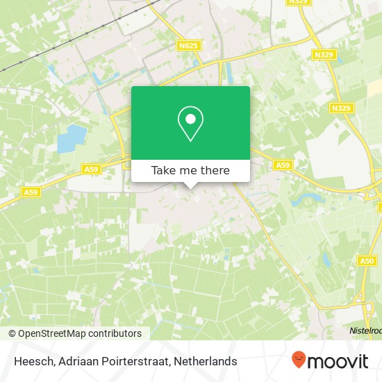 Heesch, Adriaan Poirterstraat map