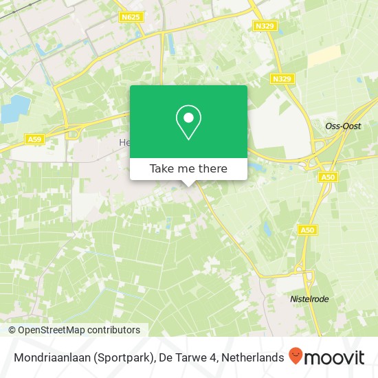 Mondriaanlaan (Sportpark), De Tarwe 4 Karte