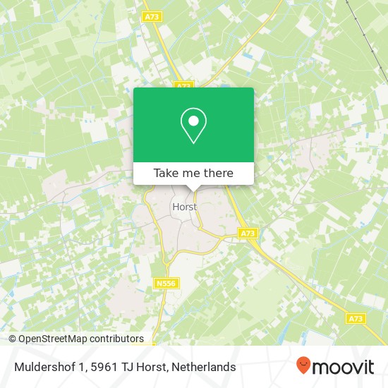 Muldershof 1, 5961 TJ Horst map