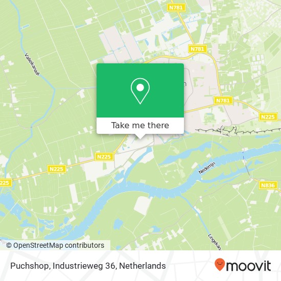 Puchshop, Industrieweg 36 Karte