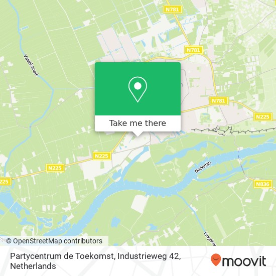 Partycentrum de Toekomst, Industrieweg 42 map