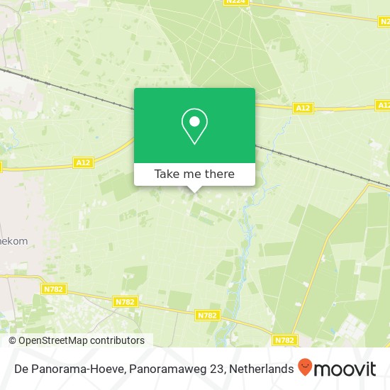 De Panorama-Hoeve, Panoramaweg 23 map