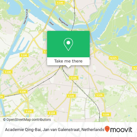 Academie Qing-Bai, Jan van Galenstraat map