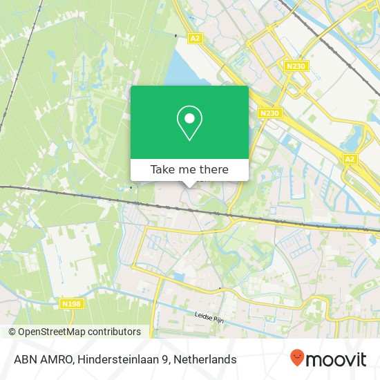 ABN AMRO, Hindersteinlaan 9 map