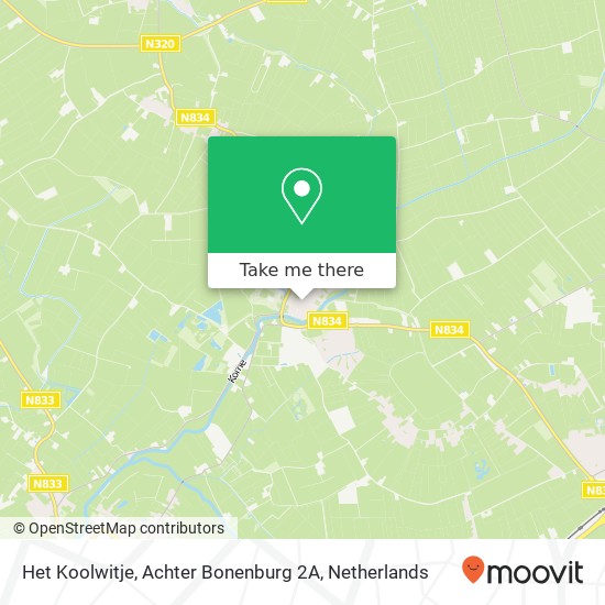 Het Koolwitje, Achter Bonenburg 2A map