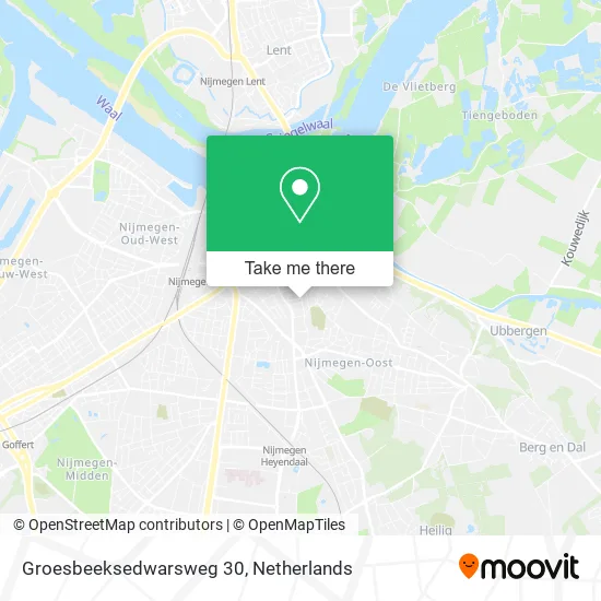 Groesbeeksedwarsweg 30 map
