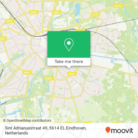 Sint Adrianusstraat 49, 5614 EL Eindhoven map