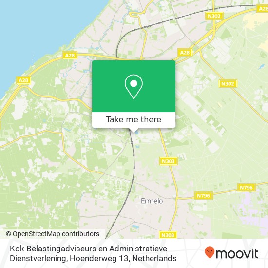 Kok Belastingadviseurs en Administratieve Dienstverlening, Hoenderweg 13 map