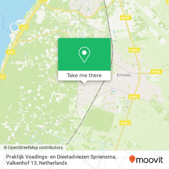 Praktijk Voedings- en Dieetadviezen Spriensma, Valkenhof 13 map