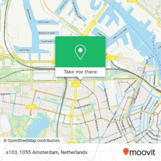 s103, 1055 Amsterdam map