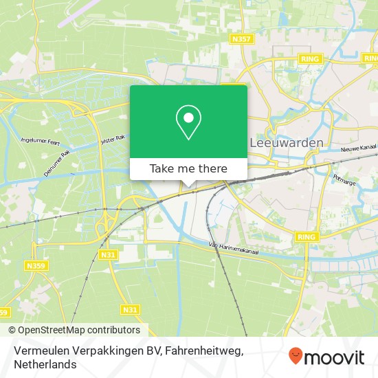 Vermeulen Verpakkingen BV, Fahrenheitweg map