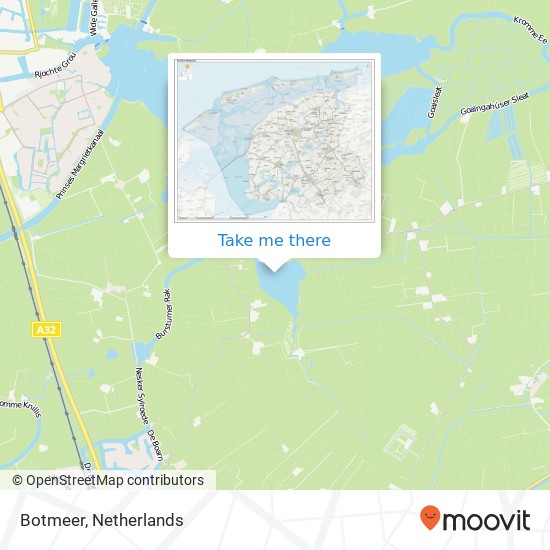 Botmeer map