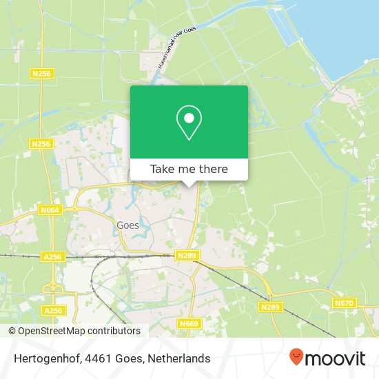 Hertogenhof, 4461 Goes map