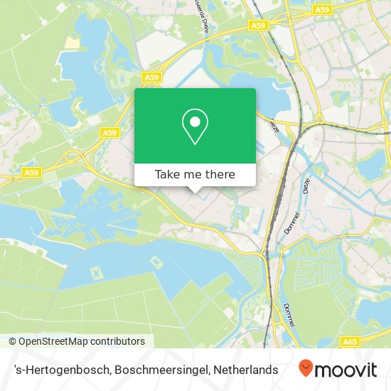 's-Hertogenbosch, Boschmeersingel map