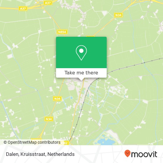 Dalen, Kruisstraat map