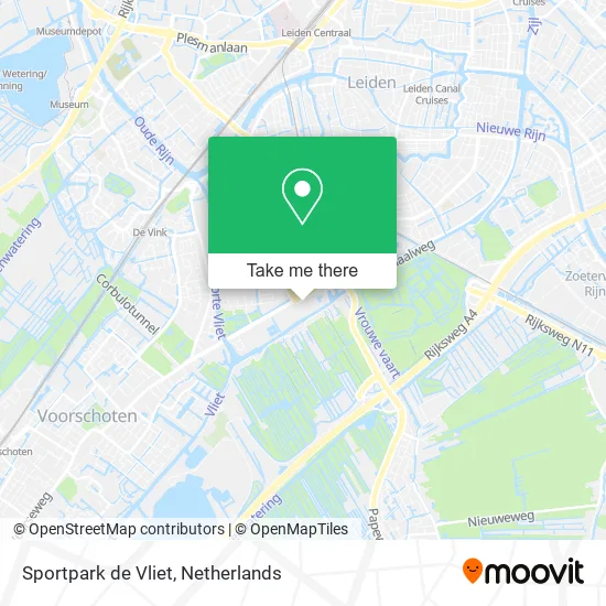 Sportpark de Vliet map